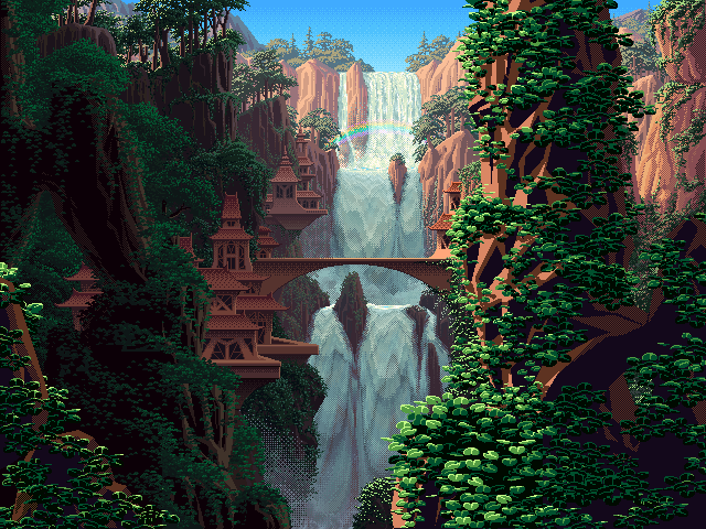 ​This is a wonderful example of a Color Cycle Effect. &nbsp;Artwork by Mark Ferrari and implementation by Joseph Huckaby.&nbsp;