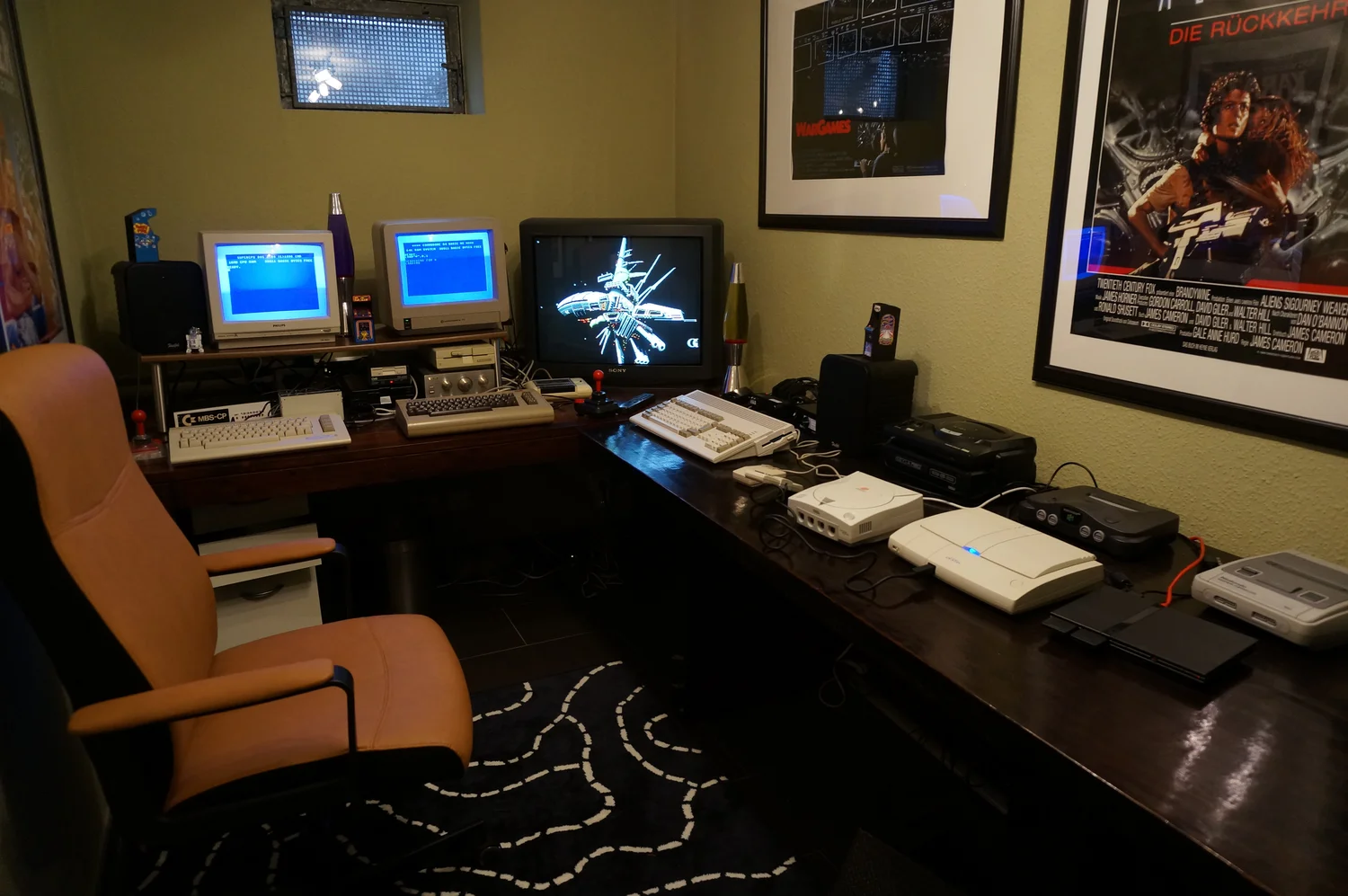 Old setup during Daytime