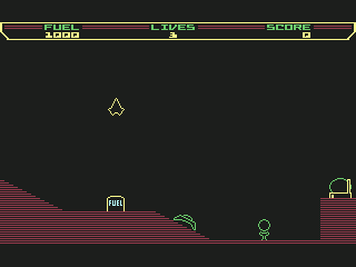 ​Thrust sprite in the game
