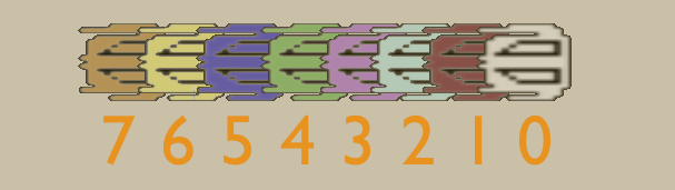 The C64 already defines priorities between sprites. Sprite#0 has the highest priority, Sprite#7 the lowest.