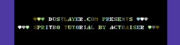 another color cycle effect for text and side borders